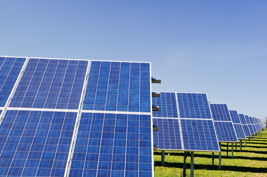 Solar panel reduce footrpint